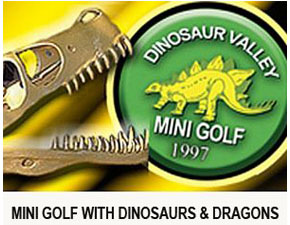 Dinosaur Valley Mini Golf Logo